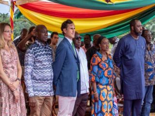 总经理Mateo在乌干达出席工程中心奠基仪式